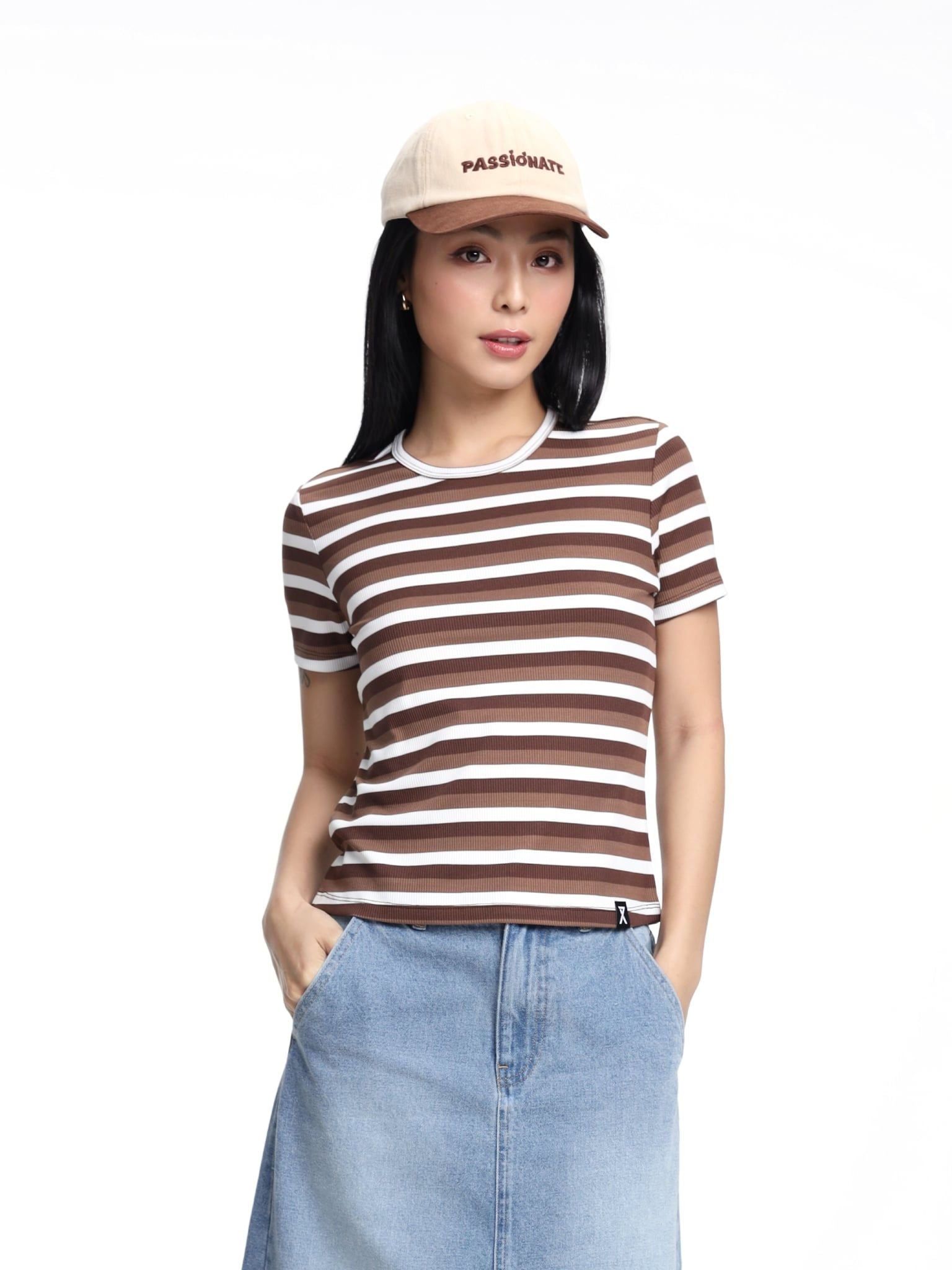 Áo Thun Nữ Morden Stripe Relax WTS 2501